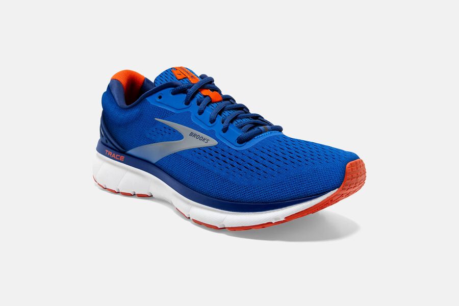 Brooks Trace Road Running Shoes Mens - Blue - AWGXN-7698